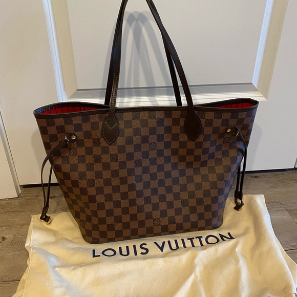 AUTHENTIC - Louis Vuitton Neverfull MM - Picture 2 of 8